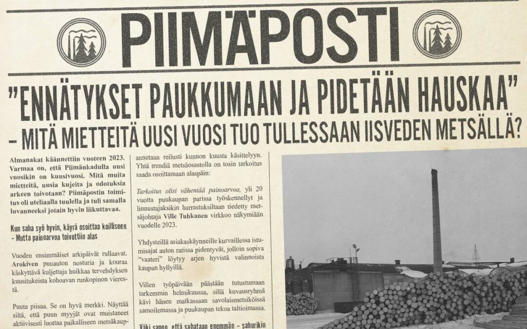 ”Ennätykset paukkumaan ja pidetään hauskaa” – Mitä mietteitä uusi vuosi tuo tullessaan Iisveden Metsällä?