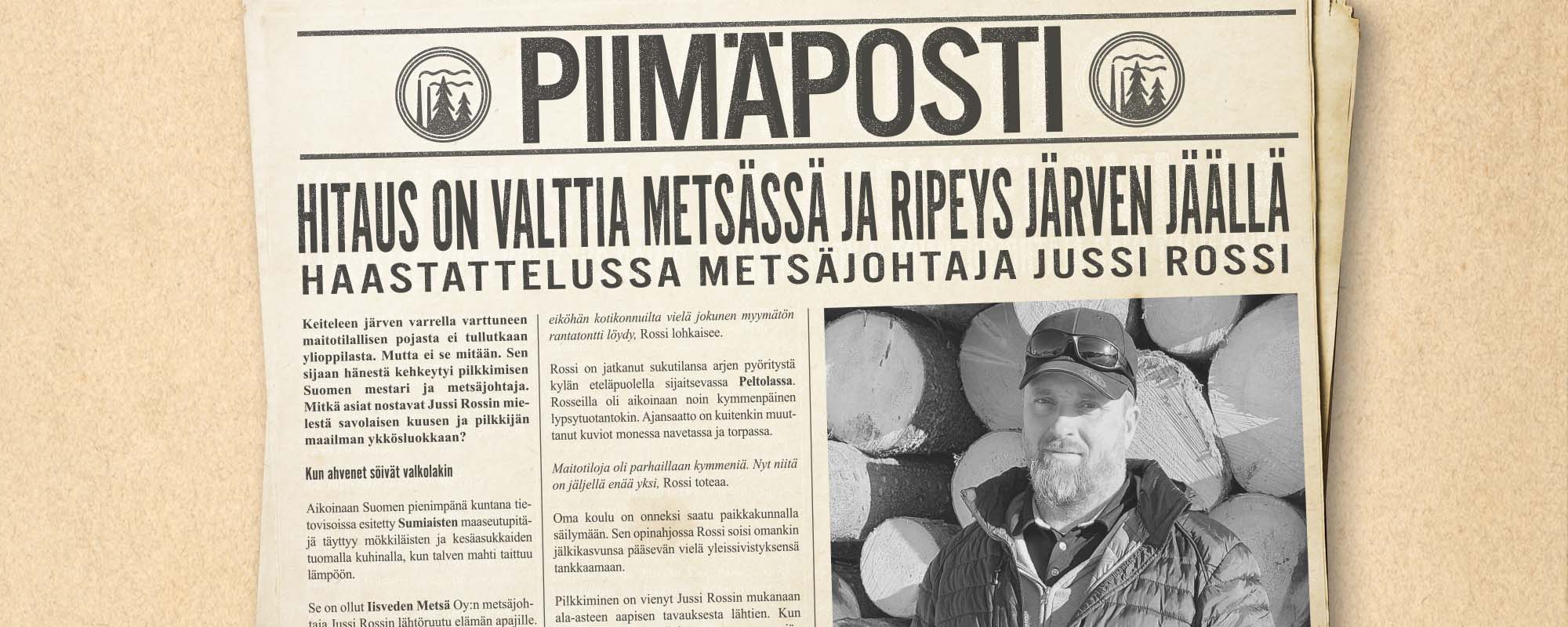 metsäjohtaja Jussi Rossi