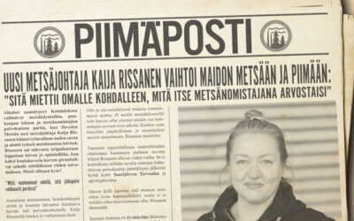 Uusi metsäjohtaja Kaija Rissanen vaihtoi maidon metsään ja Piimään: ”Sitä miettii omalle kohdalleen, mitä itse metsänomistajana arvostaisi”