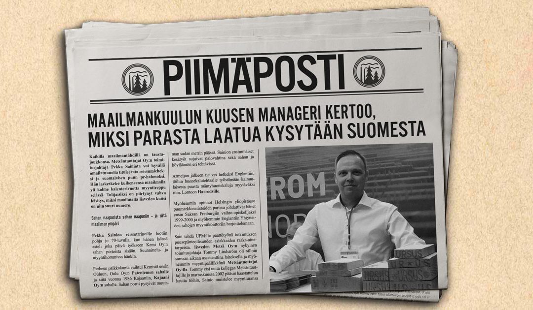 Maailmankuulun kuusen manageri kertoo, miksi parasta laatua kysytään Suomesta – Henkilökuvassa Pekka Sainio